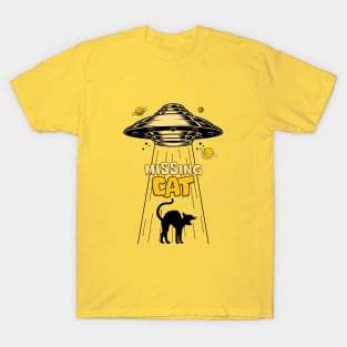 UFO and cat T-Shirt